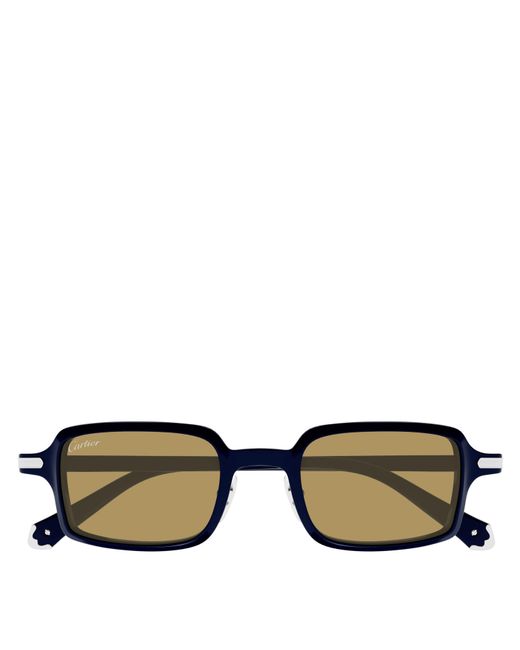 Cartier Blue Ct0539S Square Sunglasses
