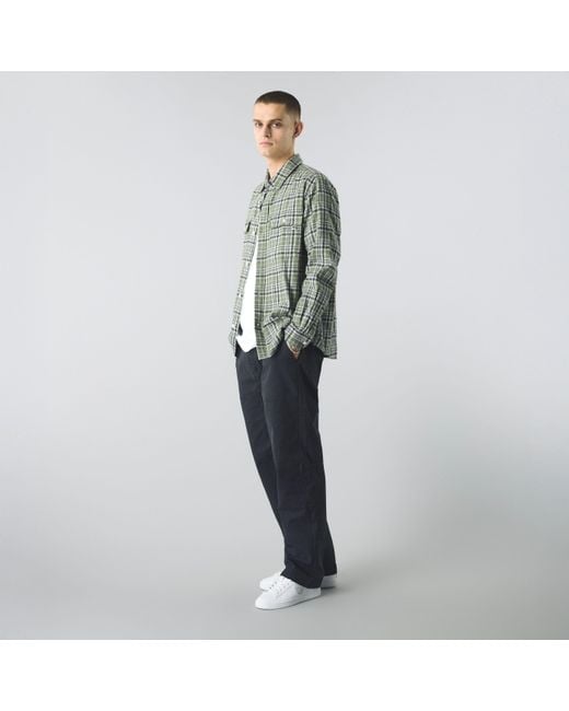 Pretty Green Green Thornley Check Long-Sleeve Patterned Shirt for men