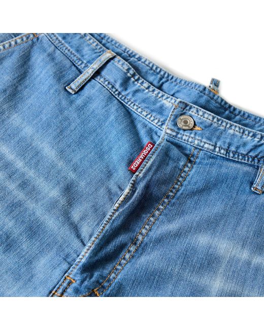 DSquared² Blue Denim Shorts for men