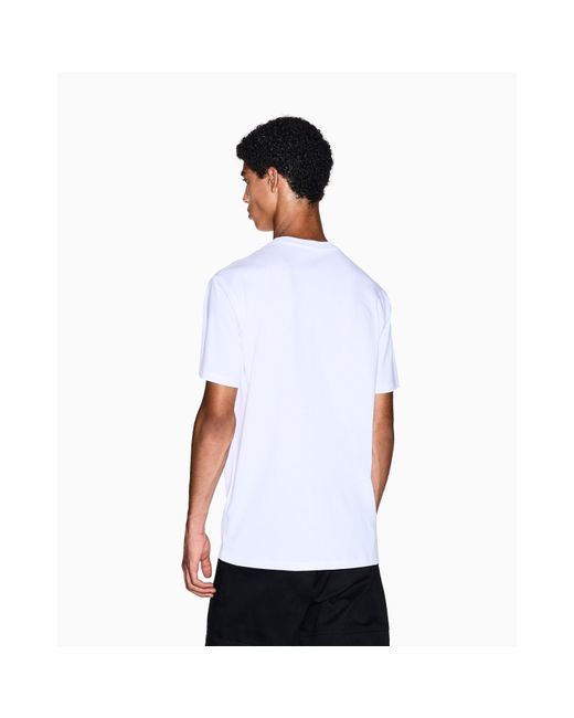 ARMANI EXCHANGE White T-Shirt for men
