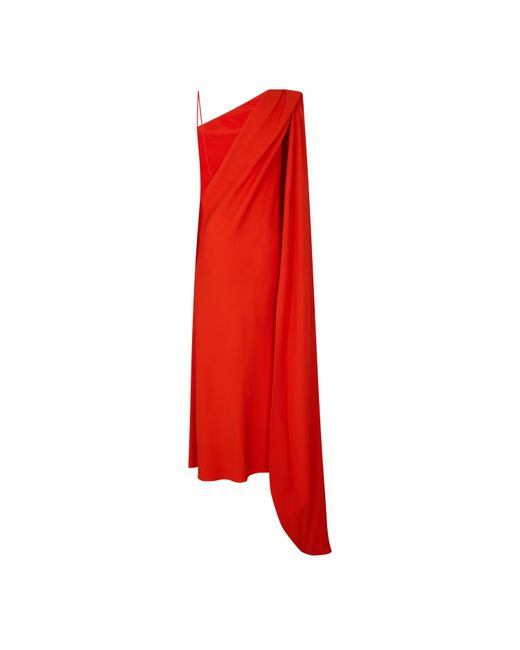 Balenciaga Red Long Maxi Dress