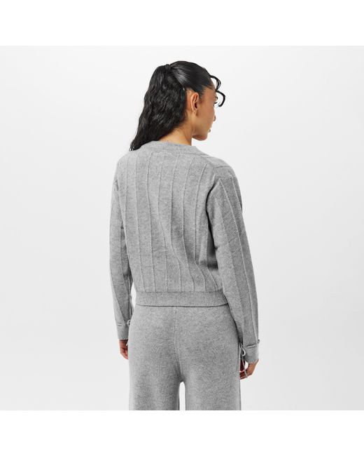 Raey Gray Knit Cardigan