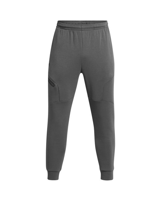 Under Armour Gray Unstoppable Closed Hem Fleece Joggers for men