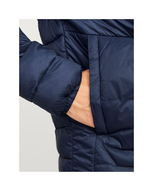 Jack & Jones Blue Sprint Insulated Medium Puffer Jacket for men
