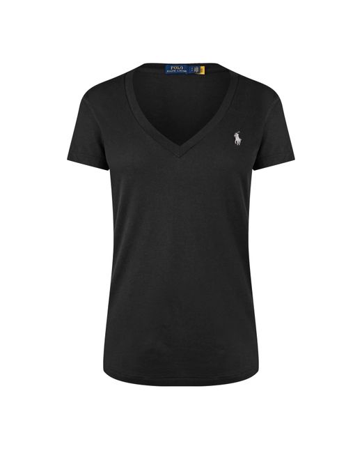 Polo Ralph Lauren Black V-Neck T-Shirt