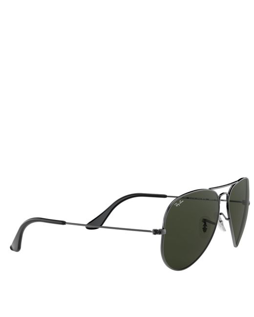 Ray-Ban Green Large Aviator Sunglasses