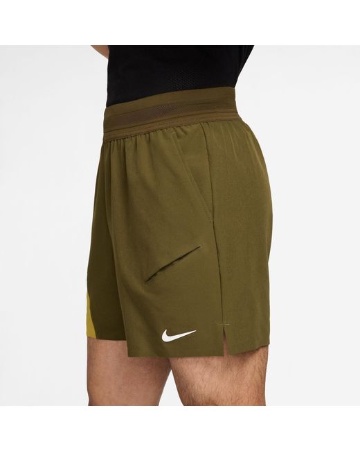 Nike Green Performance Tennis Shorts for men
