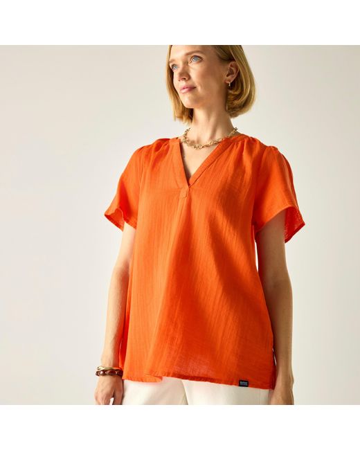 Regatta Orange Selen Lightweight Shirt
