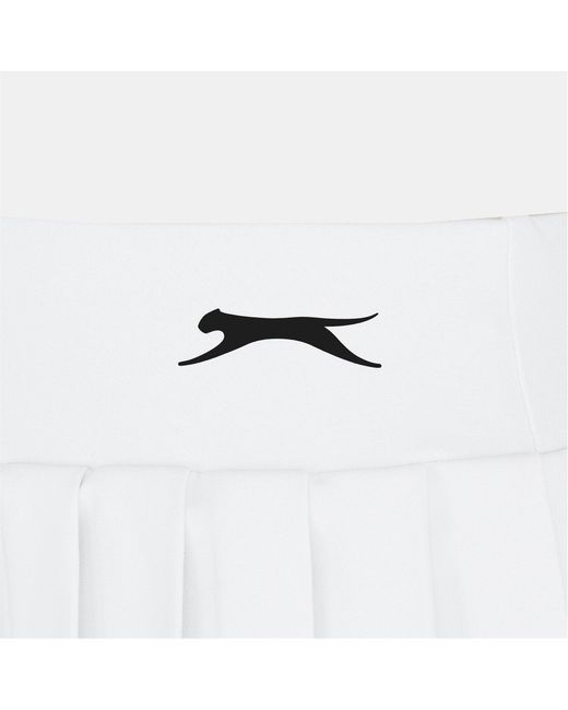 Slazenger 1881 White Pleated Skort