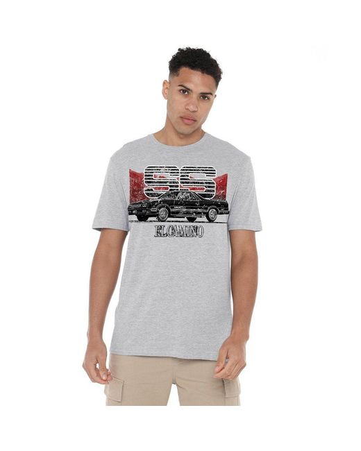 Other Gray Chevrolet El Camino Ss Mountains T Shirt Athletic for men