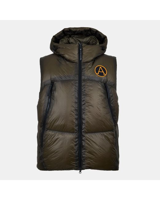 ARCTIC ARMY Green Cryoshell Insulated Heavyweight Gilet for men