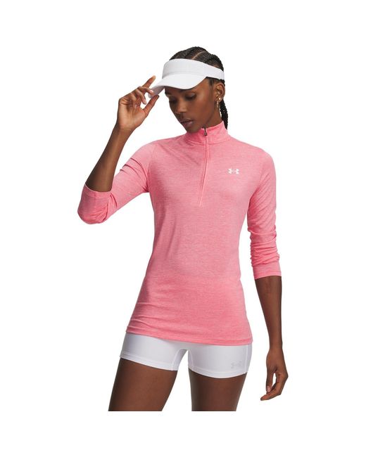 Under Armour Pink Tech Twist Half Zip,
