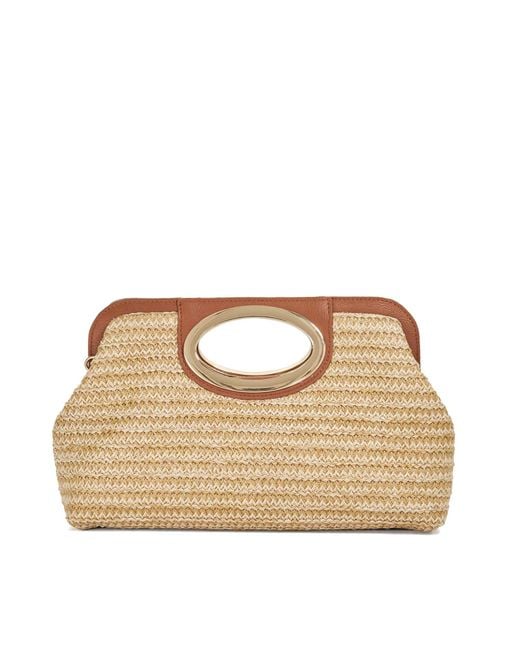 Dune Natural Ellsas Clutch Bag