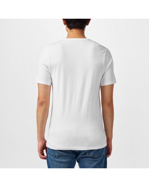 Boss White 3 Pack Classic T Shirts for men