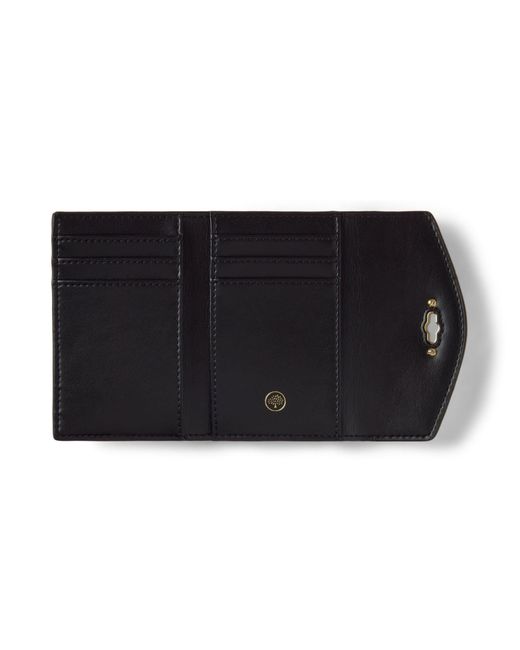 Mulberry Metallic Darley Folded Multi-Card Wallet Somerset
