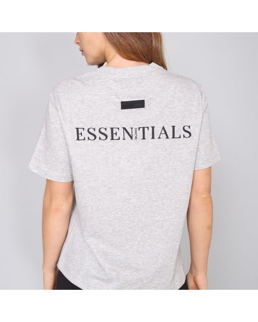 Blank Essentials Gray Blank E Core Puff Print T-Shirt Ladies