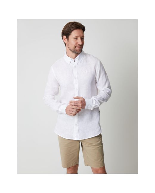 Saltwell Gray Long-Sleeve Oxford Shirt for men