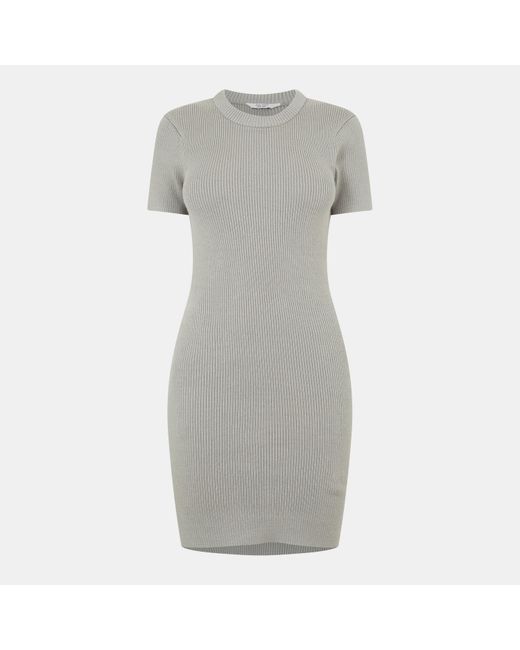Jack Wills Gray Travel Rib Dress