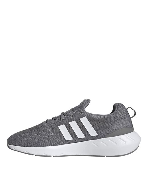 Adidas Gray Swift Run Running Shoes for men