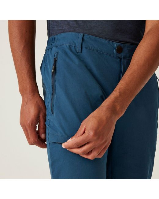 Regatta Blue Highton Ii Water-Repellent Trousers for men