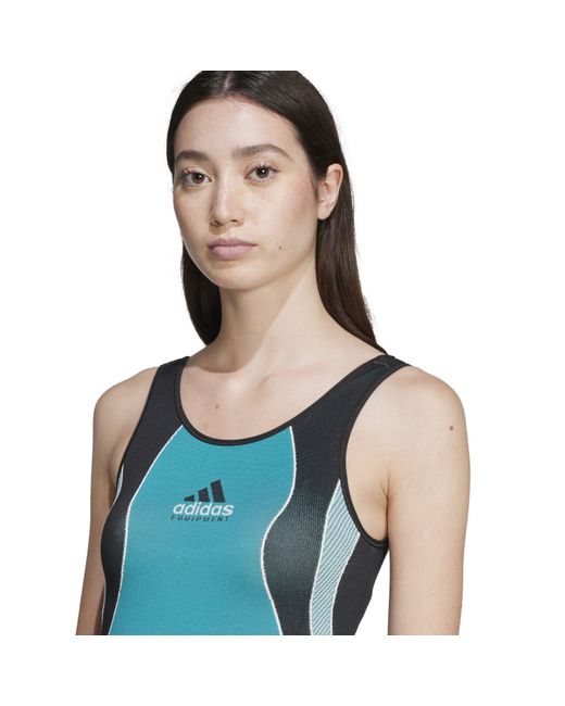 Adidas Originals Blue Eqt Bodysuit