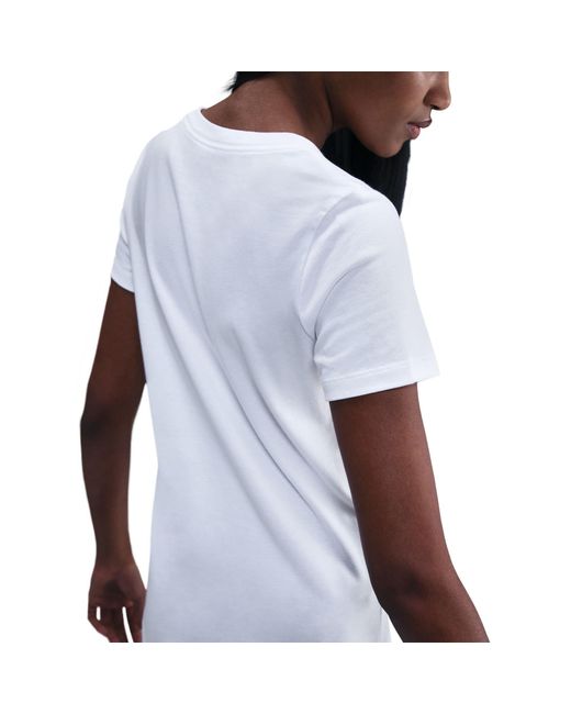 Nike White Club V T-Shirt