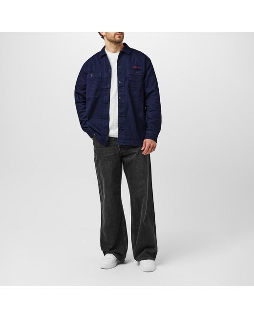 Replay Blue Service Overshirt for men