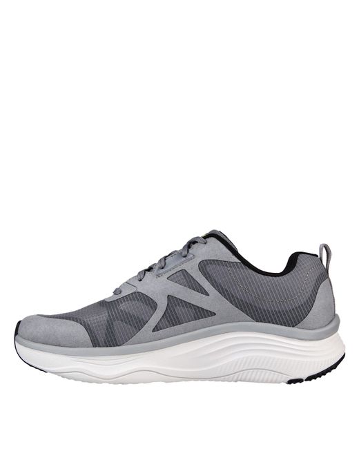 Skechers Gray Dlux Fit Training Shoes for men