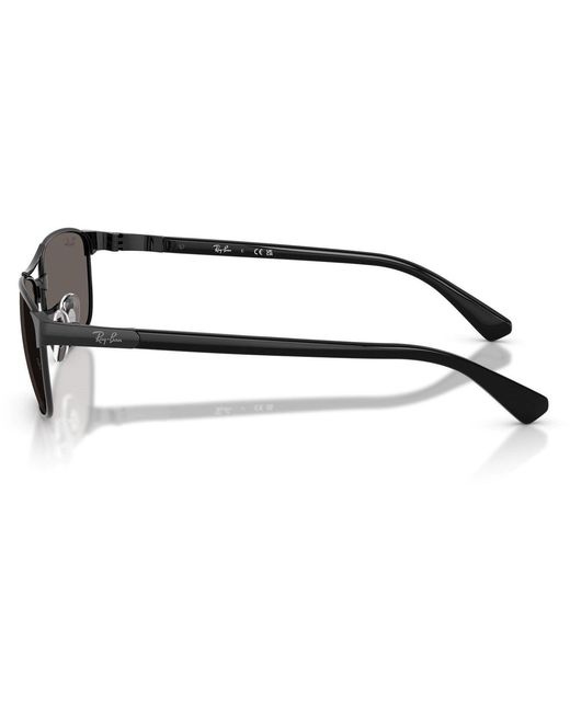 Ray-Ban Gray 0Rb3778 Oval Sunglasses