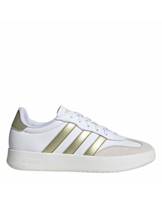 Adidas White Barreda Low-Top Trainers for men