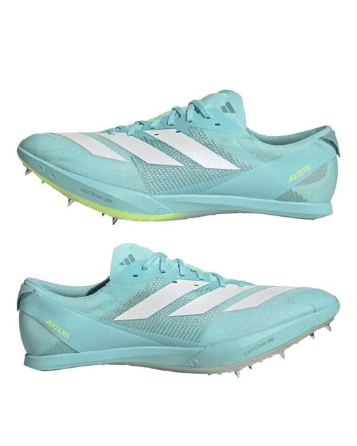 Adidas Blue Adizero Finesse Running Spikes for men