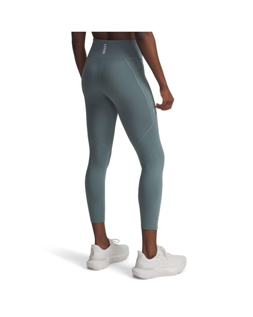 Under Armour Blue Launch Ankle Tights Jasper Reflective