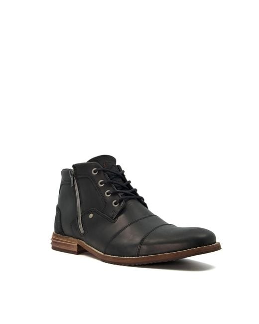 Dune Black Captain Boot for men