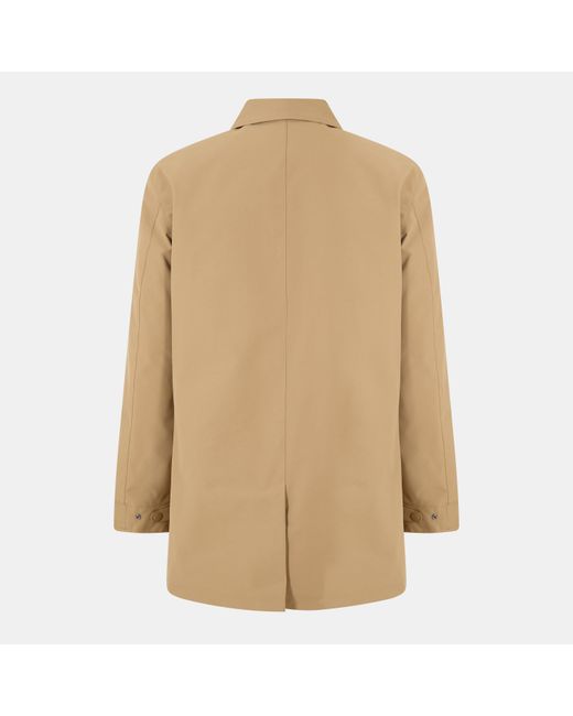 Aquascutum Natural Aquact Mid-Length Weatherproof Trench Coat for men