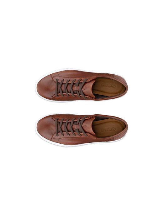 Ecco Blue Court Trainers for men