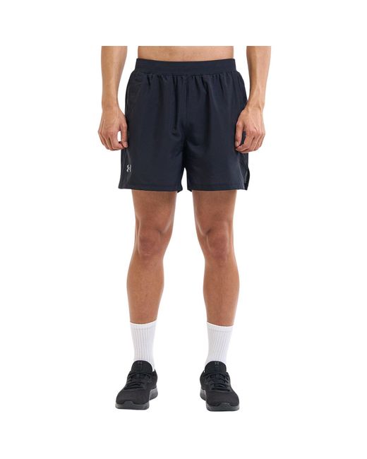 Under Armour Blue Ua Launch 5In Shorts for men