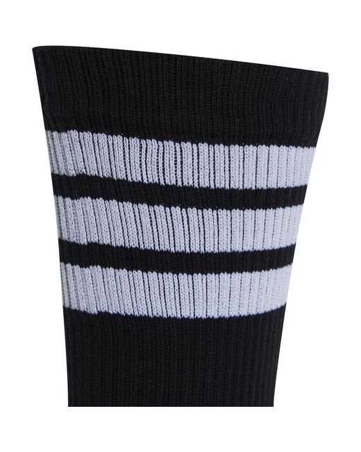 Adidas Black 3-Pack Crew Socks Adults