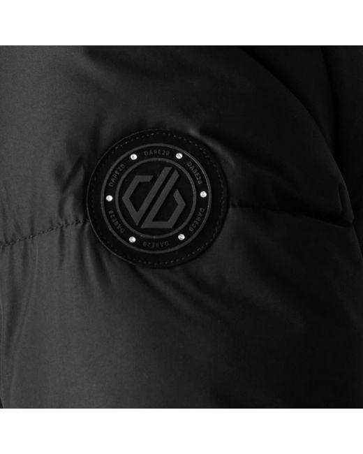Dare 2b Black Striking V Ared 15/15 High Warmth Padding Swarovski Crystal Insulated Waterproof Jacket