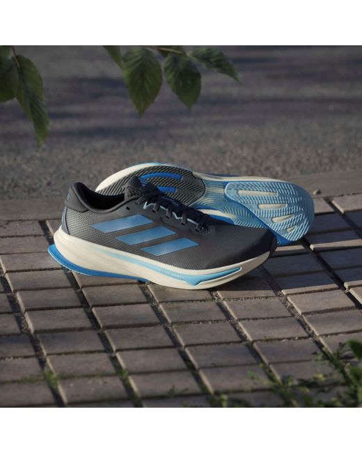 Adidas Blue Supernova Rise 2 Running Shoes for men