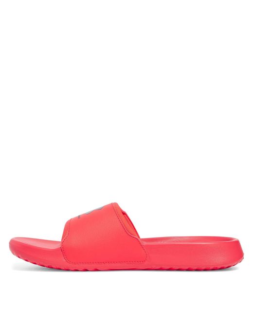 Under Armour Pink Ua Ignite Select Open Toe Slides for men