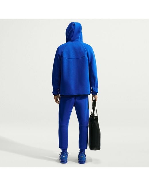Nike Blue Tech Fleece Joggers for men