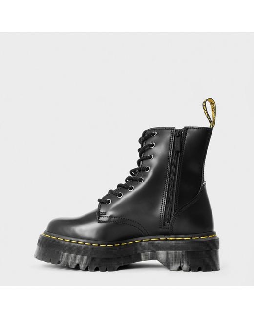 Dr. Martens Black Jadon Polished Smooth Boots