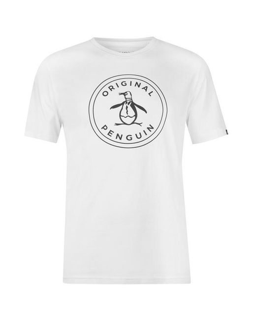 Original Penguin White Logo T-shirt for men