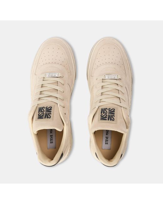 Steve Madden Natural Brent Low-Top Trainers for men