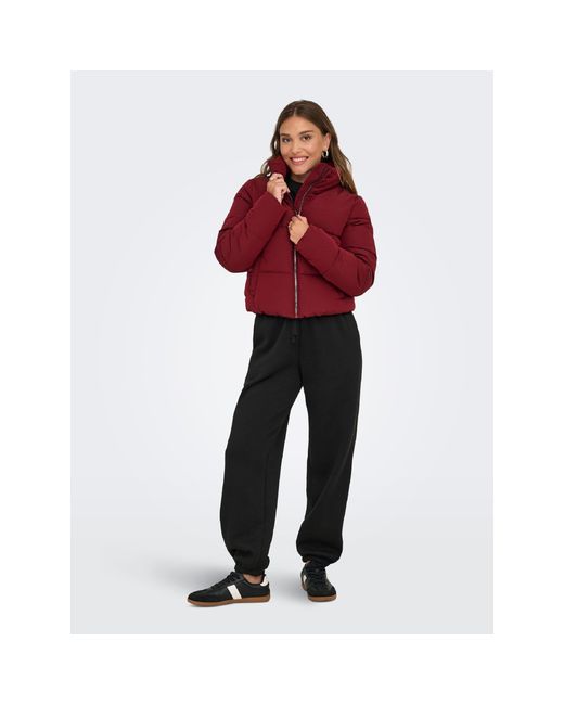 ONLY Red Dolly Short Puffer Jacket
