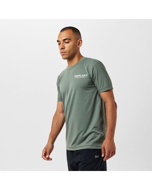 Everlast Green Stripe Poly T-Shirts for men