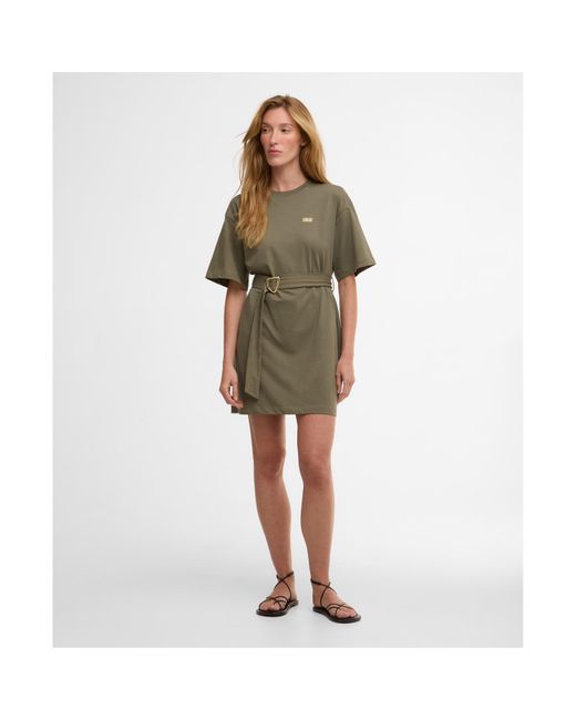 Barbour Green Uma Mini Dress