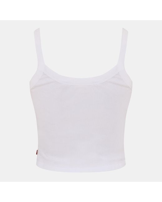 Levi's White Essential Sporty Tank Vest