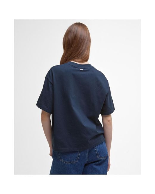 Barbour Blue Jema Oversized T-Shirt
