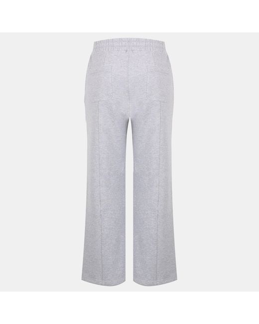 PRETTY BOY UGLY WORLD Gray Open Hem Cotton Joggers